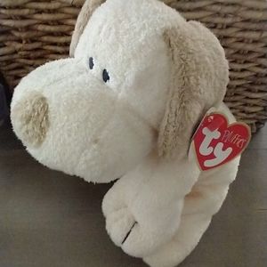 Ty Pluffies Beanie Baby Dog